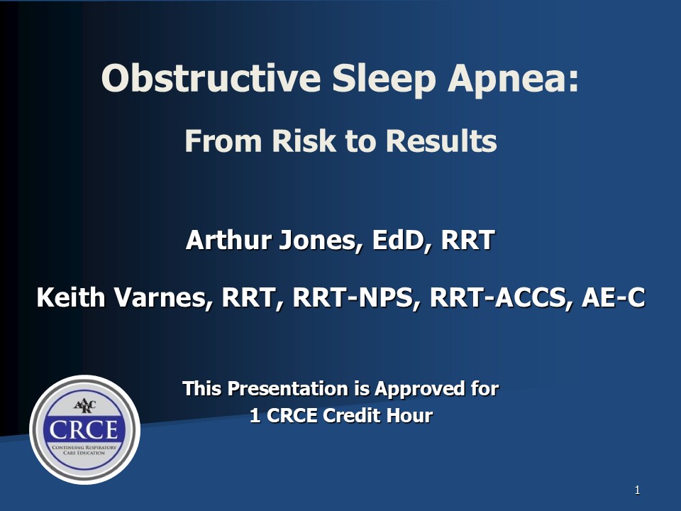 Obstructive Sleep Apnea